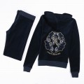 Juicy Couture Tracksuits JC Logo Velour Regal 2153