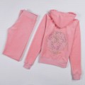Juicy Couture Tracksuits JC Logo Velour Light Pink 2153