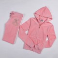 Juicy Couture Tracksuits JC Logo Velour Light Pink 2153