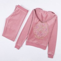 Juicy Couture Tracksuits JC Logo Velour Light Purple 2153
