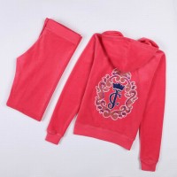 Juicy Couture Tracksuits Crest JC Logo Velour Red 2154 Juicy Couture Tracksuits Crest JC Logo Velour Red 2154