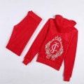 Juicy Couture Tracksuits JC Velour Red 2156