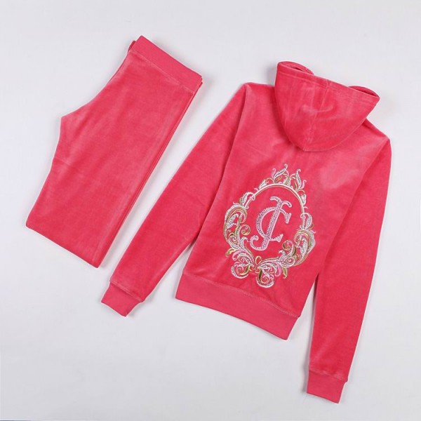 Juicy Couture Tracksuits JC Velour Pink 2156