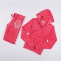 Juicy Couture Tracksuits JC Velour Pink 2156