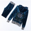 Juicy Couture Tracksuits Crown Leopard Velour Regal 2157