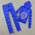 Juicy Couture Tracksuits Crown JC Velour Blue 6002