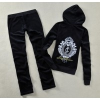 Juicy Couture Tracksuits Crown JC Velour Black 6002 Juicy Couture Tracksuits Crown JC Velour Black 6002