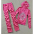 Juicy Couture Tracksuits Crown JC Velour Pink 6002