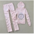 Juicy Couture Tracksuits Crown JC Velour Light Pink 6002