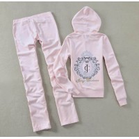 Juicy Couture Tracksuits Crown JC Velour Light Pink 6002 Juicy Couture Tracksuits Crown JC Velour Light Pink 6002