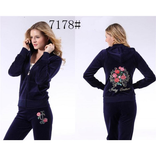 Juicy Couture Tracksuits Flowers Velour Regal 7178
