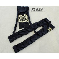 Juicy Couture Tracksuits Big JUICY Velour Black 7183 Juicy Couture Tracksuits Big JUICY Velour Black 7183