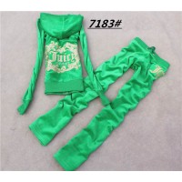 Juicy Couture Tracksuits Big JUICY Velour Green 7183 Juicy Couture Tracksuits Big JUICY Velour Green 7183