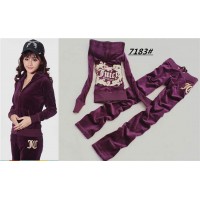 Juicy Couture Tracksuits Big JUICY Velour Purple 7183 Juicy Couture Tracksuits Big JUICY Velour Purple 7183