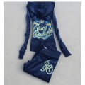 Juicy Couture Tracksuits Crown JC Velour Navy 801 Buy