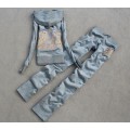 Juicy Couture Tracksuits Crown JC Velour Gray 801