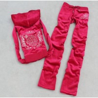Juicy Couture Tracksuits Crown Characters Velour Red 802 Juicy Couture Tracksuits Crown Characters Velour Red 802