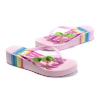 Juicy Couture Flip Flops Rainbow & Red Bow Pink Juicy Couture Flip Flops Rainbow & Red Bow Pink