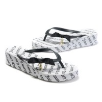 Juicy Couture Flip Flops Signature & Bow Black Juicy Couture Flip Flops Signature & Bow Black