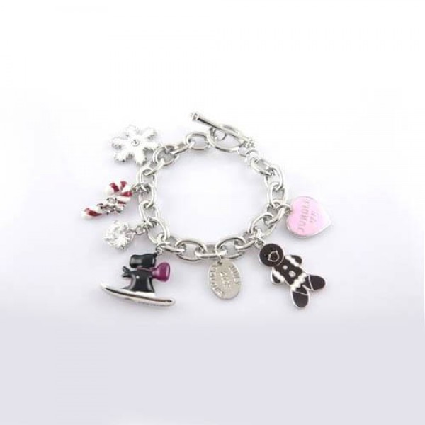 Juicy Couture Jewelry Cute Accessories Toggle Silver Bracelet