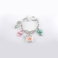 Juicy Couture Jewelry Chain Heart Accessories Bracelet Silver/Pink Sale Juicy Couture Jewelry Chain Heart Accessories Bracelet Silver/Pink Sale