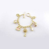 Juicy Couture Jewelry Key Charm Gold Bracelet Juicy Couture Jewelry Key Charm Gold Bracelet