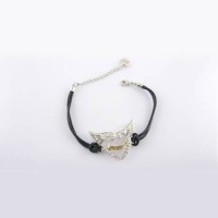 Juicy Couture Jewelry Wing & Signature Heart Silver Bracelet Juicy Couture Jewelry Wing & Signature Heart Silver Bracelet