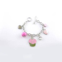 Juicy Couture Jewelry Ice Cream & Cute Ball Charm Silver Bracelet Juicy Couture Jewelry Ice Cream & Cute Ball Charm Silver Bracelet