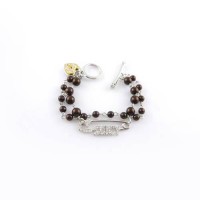 Juicy Couture Jewelry Beads & Heart Lock Silver Bracelet Juicy Couture Jewelry Beads & Heart Lock Silver Bracelet