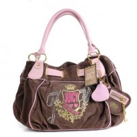 Juicy Couture Handbags Love Your Couture Freestyle Handbag Brown/Pink Juicy Couture Handbags Love Your Couture Freestyle Handbag Brown/Pink