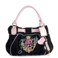 Juicy Couture Handbags Love Your Couture Freestyle Handbag Black/Pink Juicy Couture Handbags Love Your Couture Freestyle Handbag Black/Pink