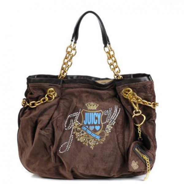 Juicy Couture Handbags Love You Couture Hobo Handbag Saddle Brown