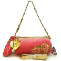 Juicy Couture Crossbody Bags Shiny Signature & Heart Salmon