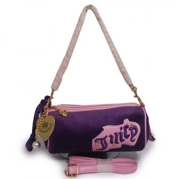 Juicy Couture Crossbody Bags Shiny Signature & Heart Violet