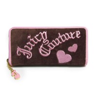 Juicy Couture Wallets Heart Coffee Velour Juicy Couture Wallets Heart Coffee Velour