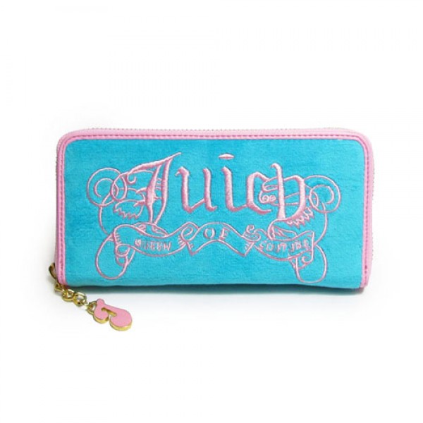 Juicy Couture Wallets Daydreamer Velour Blue