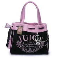 Juicy Couture Daydreamer Signature Handbag Black/Pink Juicy Couture Daydreamer Signature Handbag Black/Pink