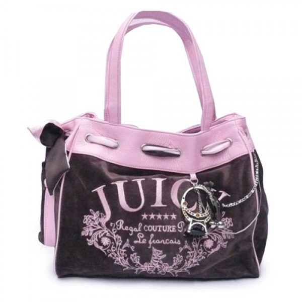 Juicy Couture Daydreamer Signature Handbag Coffee/Pink