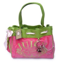 Juicy Couture Daydreamer Signature Handbag Pink/Green Juicy Couture Daydreamer Signature Handbag Pink/Green