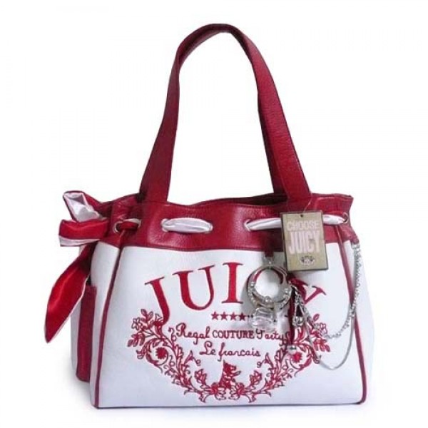 Juicy Couture Daydreamer Signature PU Handbag White