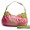Juicy Couture Crossbody Bags Mini Signature & Golden Ring Hot Pink Hobo