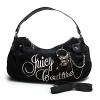 Juicy Couture Crossbody Bags Mini Signature & Silver Ring Medium Black Hobo Juicy Couture Crossbody Bags Mini Signature & Silver Ring Medium Black Hobo