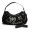 Juicy Couture Crossbody Bags Mini Signature & Silver Ring Medium Black Hobo