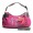 Juicy Couture Crossbody Bags Mini Signature & Golden Ring Deep Pink Hobo