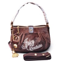Juicy Couture Crossbody Bags Rose Embroidery & Tassel Chocolate Hobo Juicy Couture Crossbody Bags Rose Embroidery & Tassel Chocolate Hobo