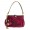 Juicy Couture Crossbody Bags Rose Embroidery & Tassel Dark Red Hobo