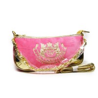 Juicy Couture Crossbody Bags Chained Scottie Pink/Gold Juicy Couture Crossbody Bags Chained Scottie Pink/Gold