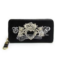 Juicy Couture Wallets Scottie Crown Velour Black Juicy Couture Wallets Scottie Crown Velour Black