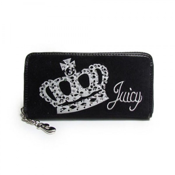 Juicy Couture Wallets Crown Velour Black