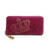 Juicy Couture Wallets Crown Velour Fuschia Juicy Couture Wallets Crown Velour Fuschia